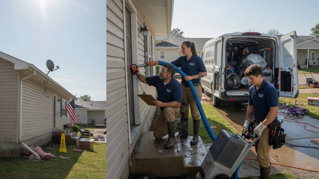 Ceiling Water Damage Restoration in Sterling, IL near me